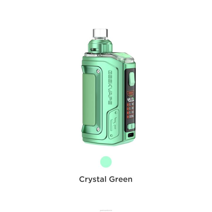 GeekVape Boutique - GeekVape h45 (aegis hero 2) kit mod pod édition cristal vert cristal ZJ6P143