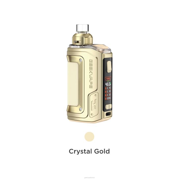 GeekVape Cigarette Electronique - GeekVape h45 (aegis hero 2) kit mod pod édition cristal cristal d'or ZJ6P141