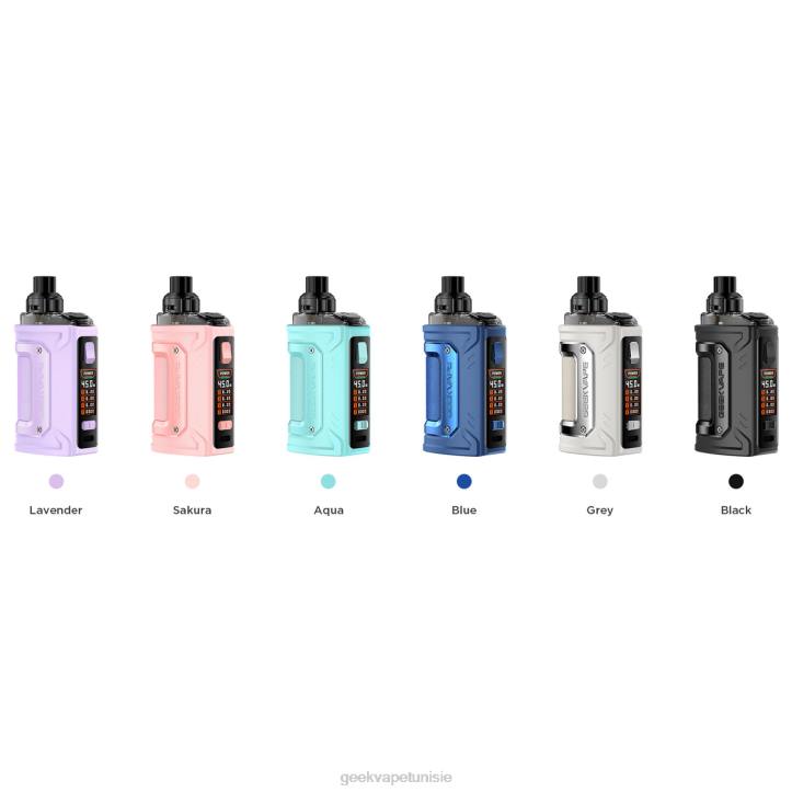 GeekVape On Sale - GeekVape h45 classique (aegis hero 2 classic) kit pod 1400mah 4ml gris ZJ6P110