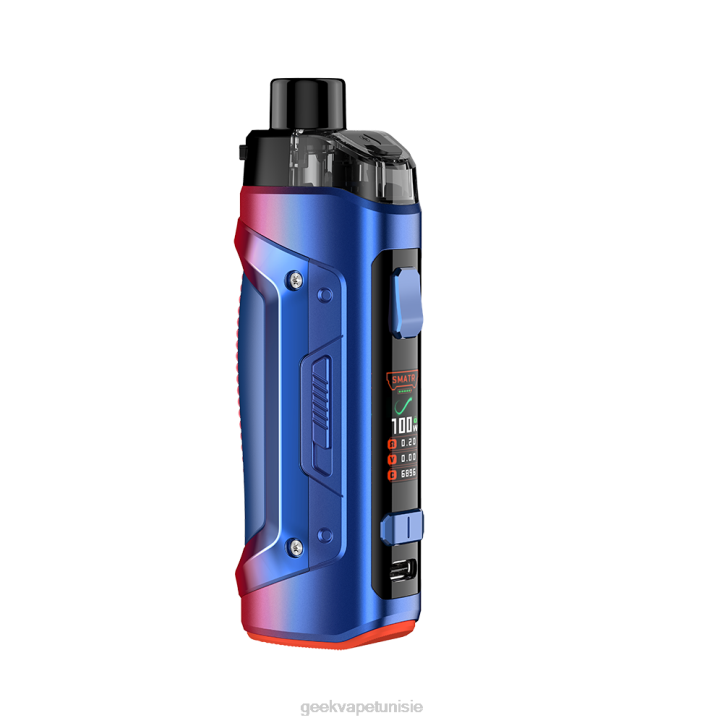 GeekVape Prix Tunisie - GeekVape b100 (aegis boost pro 2) kit 100w bleu rouge ZJ6P90