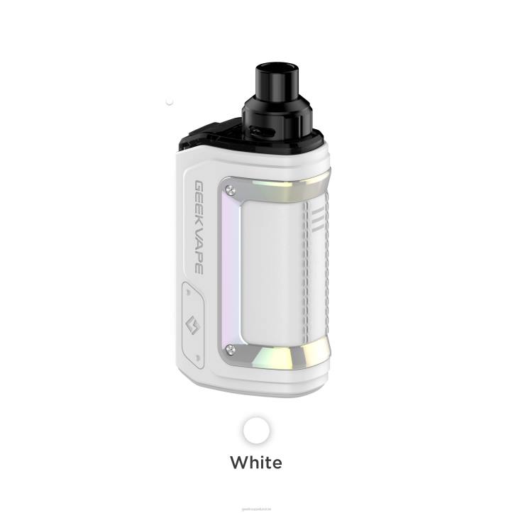 Geek Vape Prix Tunisie - GeekVape h45 (aegis hero 2) kit de mod pod 1400mah 4ml blanc ZJ6P100