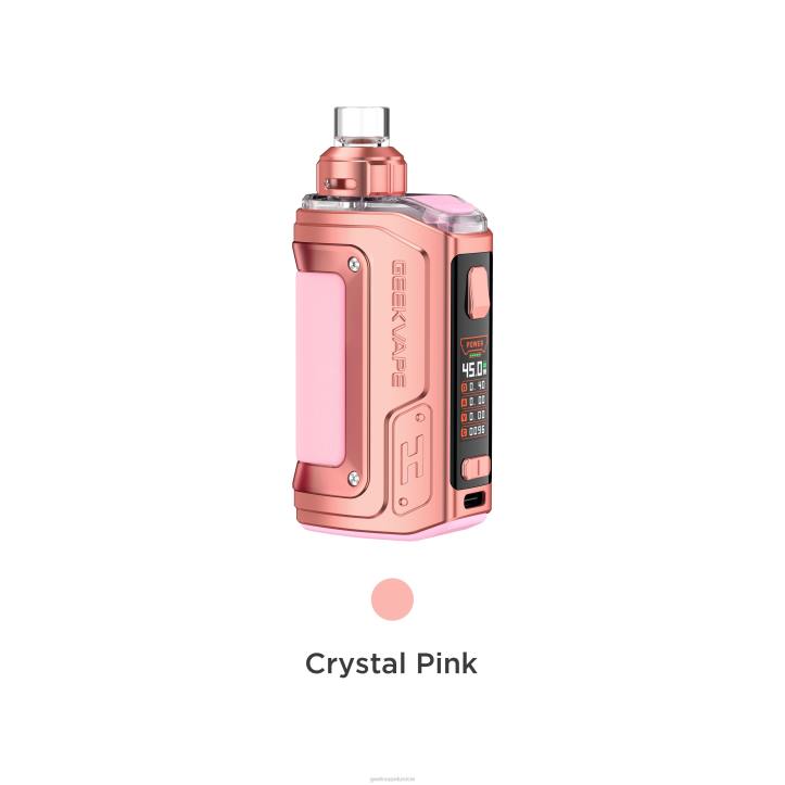 Geek Vape Prix Tunisie - GeekVape h45 (aegis hero 2) kit mod pod édition cristal rose cristal ZJ6P140