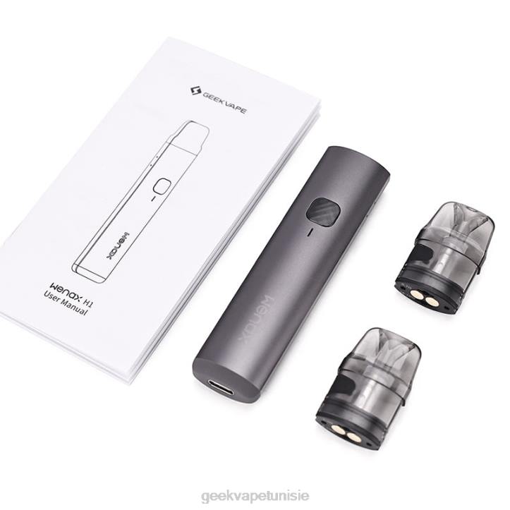 GeekVape Boutique - GeekVape kit de démarrage wenax h1 1000mah gris sidéral ZJ6P119