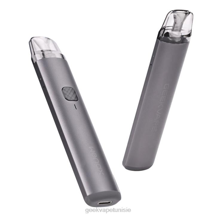 GeekVape Boutique - GeekVape kit de démarrage wenax h1 1000mah gris sidéral ZJ6P119