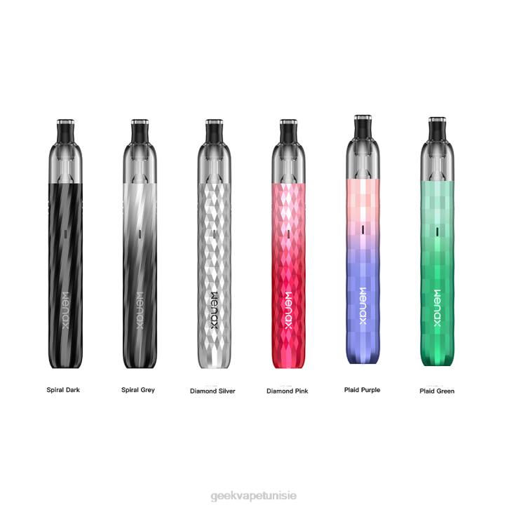 GeekVape Boutique - GeekVape kit dosette wenax m1 800mah diamant argent ZJ6P183